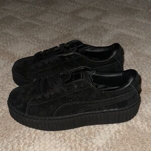 Puma Black Suede Sneakers